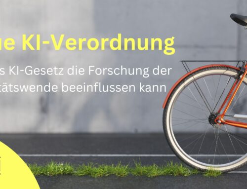 Neue KI-Verordnung: Wie das KI-Gesetz die Forschung der Mobilitätswende beeinflussen kann